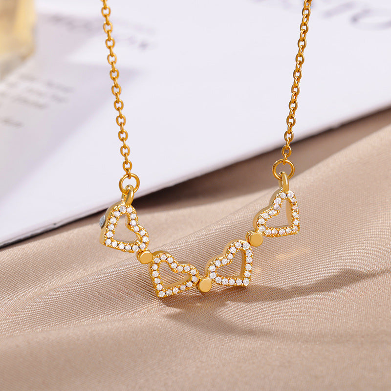 Collar Trébol Corazón para Mujer, Joyería Elegante, Regalo Perfecto