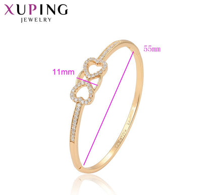 Pulsera de Oro 18k Xuping con Diamantes – Look Europeo Asiático