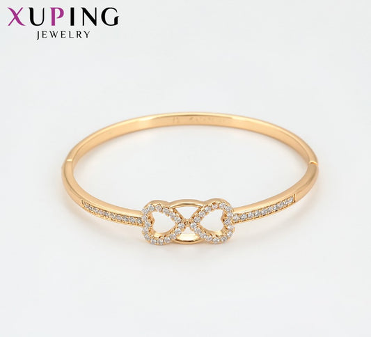 Pulsera de Oro 18k Xuping con Diamantes – Look Europeo Asiático