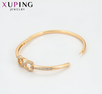 Pulsera de Oro 18k Xuping con Diamantes – Look Europeo Asiático