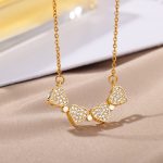 estilo Único mujer, collar flores, corazón y suerte duradera