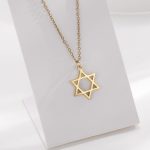 collar estrella de david protección para mujer