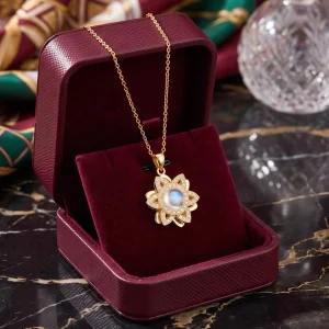 Collar Giratorio Flor Antiestrés Coreana Exclusivo Moderna